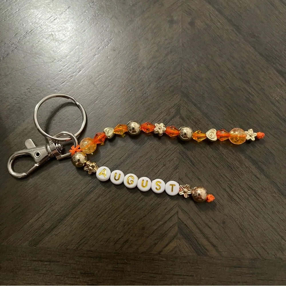 🧡August Keychain🧡 - Picture 2 of 2